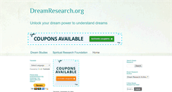 Desktop Screenshot of dreamresearch.org