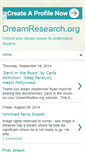 Mobile Screenshot of dreamresearch.org