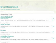 Tablet Screenshot of dreamresearch.org